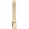 Ekena Millwork Portland Rough Sawn Timber Gable Bracket, Douglas Fir, 60"W x 32"H x 4"D x 6"F, 13/12 Pitch GBW060X32X0406POR00RDF - alternate 2